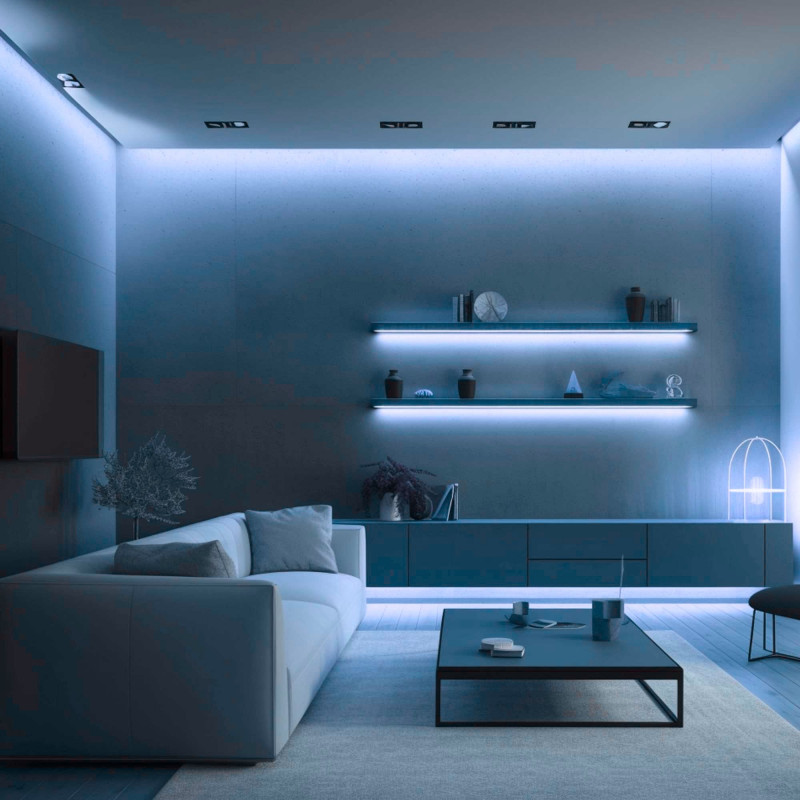 48V DC LED Strip - Single color - 12W/m - 10mm - IP20 - 10 meters - 120ch/m
