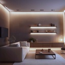 48V DC LED  Strip - Single Color - 12W/m - 10mm - IP20 - 20 meters - 120ch/m