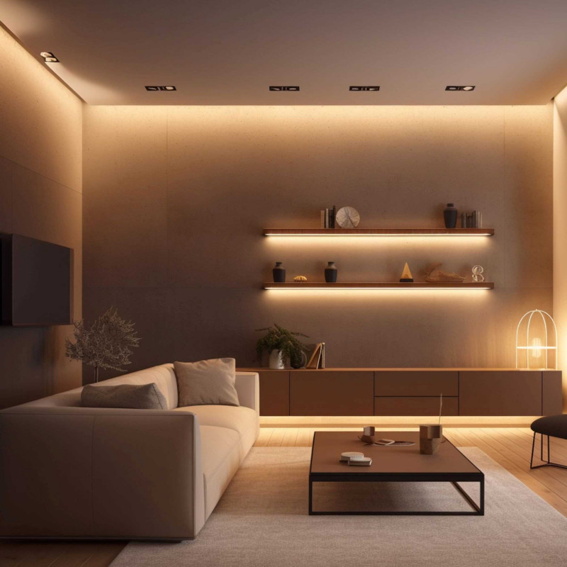48V DC LED  Strip - Single Color - 12W/m - 10mm - IP20 - 20 meters - 120ch/m