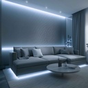 48V DC LED  Strip - Single Color - 12W/m - 10mm - IP20 - 20 meters - 120ch/m