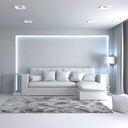 48V DC LED  Strip - Single Color - 12W/m - 10mm - IP20 - 20 meters - 120ch/m