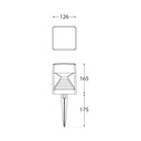 FUMAGALLI ESTER garden stake GX53 LED 10W