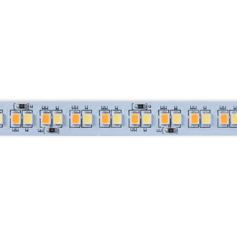 48V DC LED Strip - CCT - 12W/m - 10mm - IP20 - 10 meters - 224ch/m