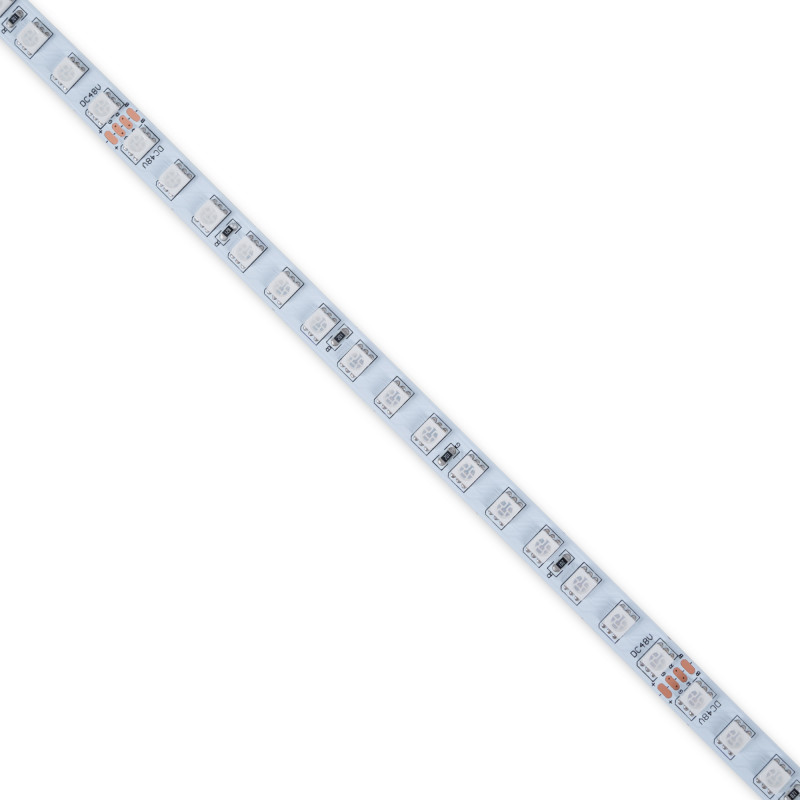 LED Strip 48V DC - RGB - 14.4W/m - 10mm - IP20 - 10 metres - 90LED/m