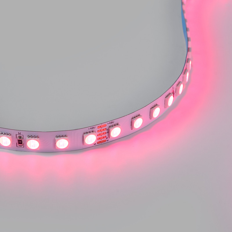 LED Strip 48V DC - RGBWW - 12W/m - 10mm - IP20 - 10 metres - 90LED/m