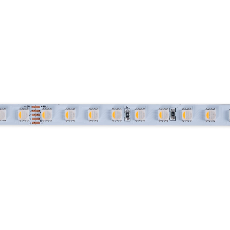 LED Strip 48V DC - RGBWW - 12W/m - 10mm - IP20 - 20 metres - 90LED/m