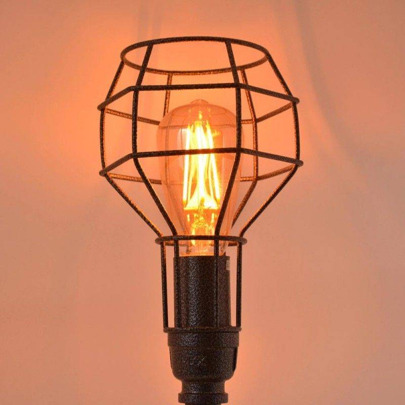 FLANAGAN" vintage table lamp made of tubing