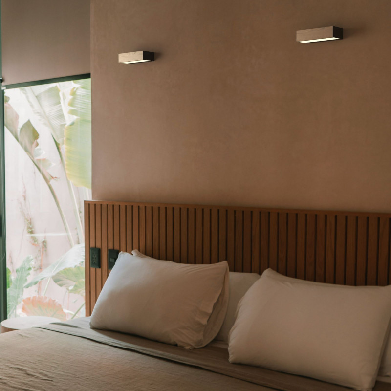 Wall light wood "VACC" - 7W - 2700K - 20cm
