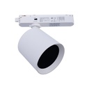 CCT LED 1-phase track spotlight - 40W - CRI 90 - White