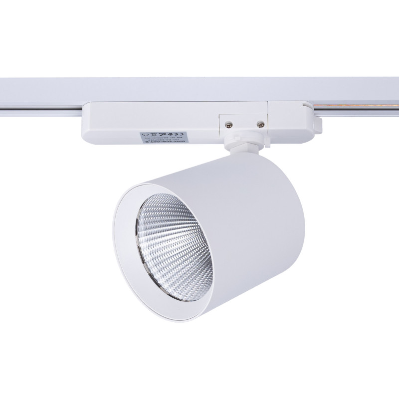 CCT LED 1-phase track spotlight - 40W - CRI 90 - White