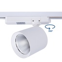 CCT LED 1-phase track spotlight - 40W - CRI 90 - White