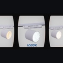 CCT LED 1-phase track spotlight - 40W - CRI 90 - White