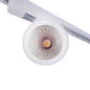 CCT LED 1-phase track spotlight - 40W - CRI 90 - White