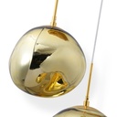 Triple crystal pendant light "KADNIS" - 3 x E27