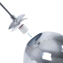 Triple crystal pendant light "KADNIS" - 3 x E27