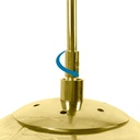 Triple crystal pendant light "KADNIS" - 3 x E27