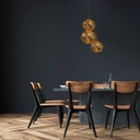 Triple crystal pendant light "KADNIS" - 3 x E27