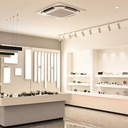 PVC 1-phase track for LED spotlights - Surface-mounted - 2 meters
