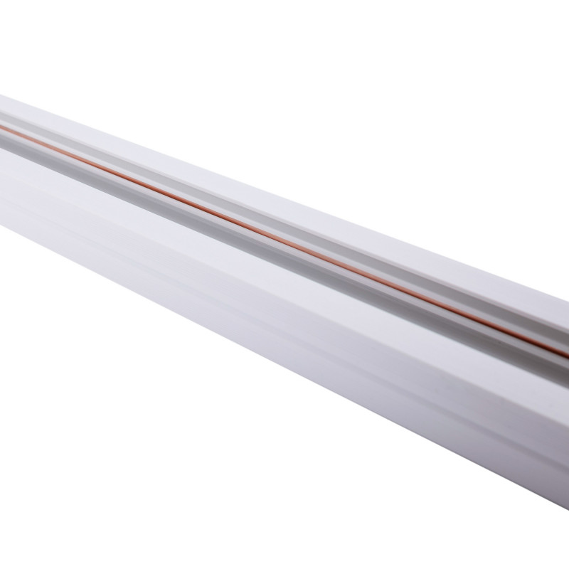 PVC 1-phase track for LED spotlights - Surface-mounted - 2 meters
