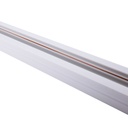 PVC 1-phase track for LED spotlights - Surface-mounted - 2 meters