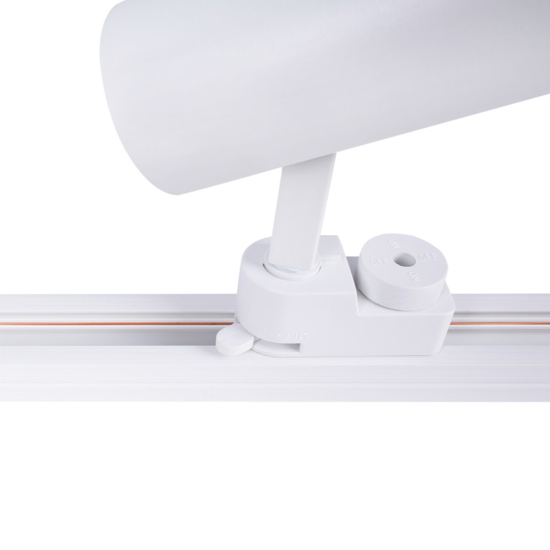 PVC 1-phase track for LED spotlights - Surface-mounted - 2 meters