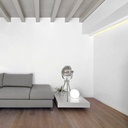 Floor and table lamp with tripod "TANGE".