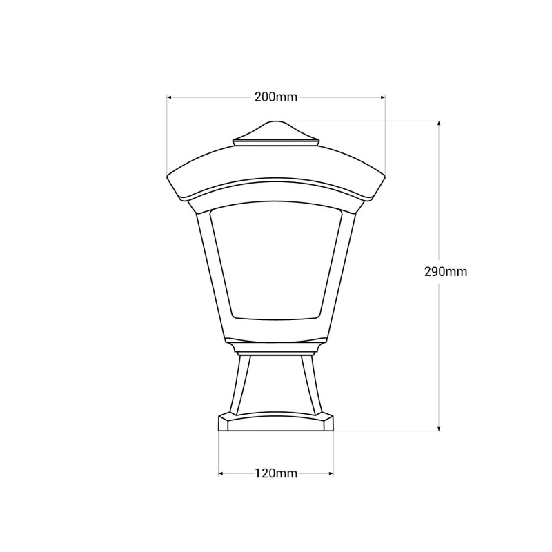 FUMAGALLI "Disma/Roby" outdoor floor lamp