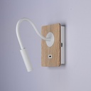 Pack x 2 - USB Flexible wall reading light "LONDON USB" - CREE Chip - 3W - Black