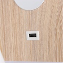 Pack x 2 - USB Flexible wall reading light "LONDON USB" - CREE Chip - 3W - Black
