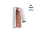 Pack x 2 - Wall reading light "Irene" - 3W - CREE LED chip - Black