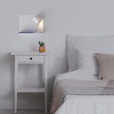 Pack x 2 - Wall reading light with USB port "BASKOP" - 6W - Horizontal design - Grey