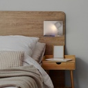 Pack x 2 - Wall reading light with USB port "BASKOP" - 6W - Horizontal design - Grey