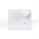 Pack x 2 - Wall reading light with USB port "BASKOP" - 6W - Horizontal design - Grey