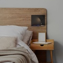 Pack x 2 - Wall reading light with USB port "BASKOP" - 6W - Horizontal design - Grey