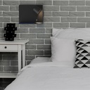Pack x 2 - Wall reading light with USB port "BASKOP" - 6W - Horizontal design - Grey