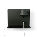 Pack x 2 - Wall reading light with USB port "BASKOP" - 6W - Horizontal design - Grey