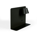 Pack x 2 - Wall reading light with USB port "BASKOP" - 6W - Horizontal design - Grey