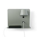 Pack x 2 - Wall reading light with USB port "BASKOP" - 6W - Horizontal design - Grey