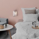 Pack x 2 - Wall reading light with USB port "BASKOP" - 6W - Vertical design - Black