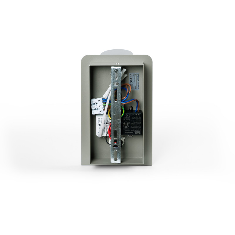 Pack x 2 - Wall reading light with USB port "BASKOP" - 6W - Vertical design - Black