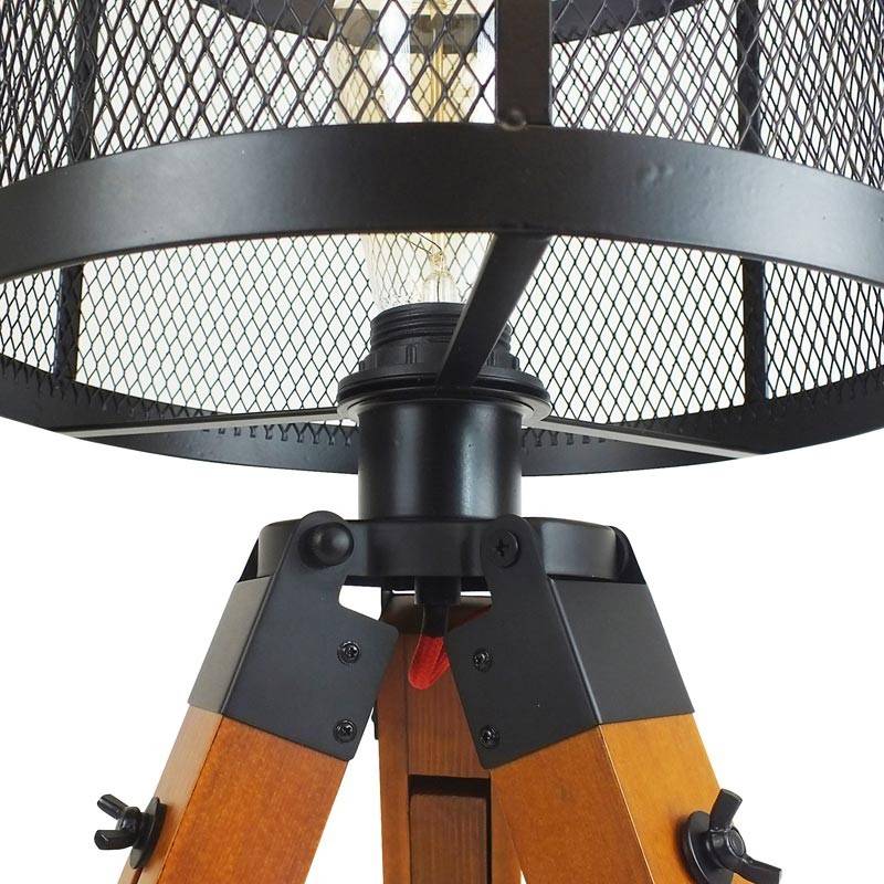 Vintage floor lamp with tripod "NICONAGE".