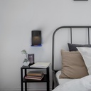 Pack x 2 - Wall reading light with USB port "BASKOP" - 6W - Vertical design - Black