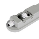 Pack x 20 - Linkable LED Tri-proof Batten linear fitting - 9W - 60cm - IP65 - 4000K