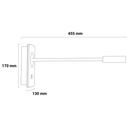 Pack x 2 - USB Flexible wall reading light "LONDON USB" - CREE Chip - 3W - Black