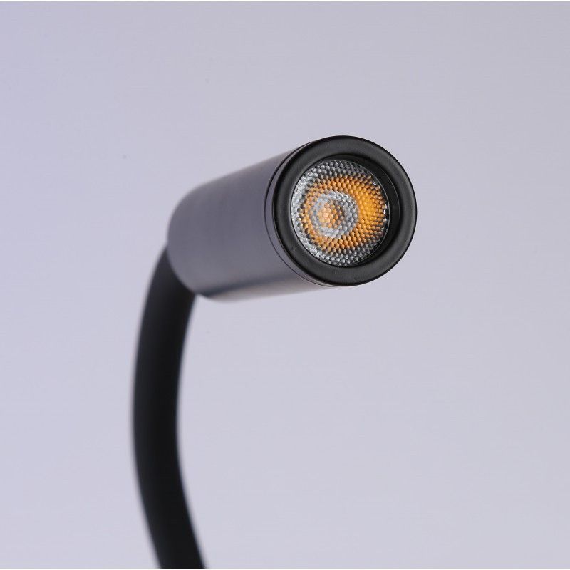 Pack x 2 - USB Flexible wall reading light "LONDON USB" - CREE Chip - 3W - Black