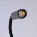 Pack x 2 - USB Flexible wall reading light "LONDON USB" - CREE Chip - 3W - Black