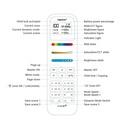 RGB + CCT LED Remote Control - 100 Zones - WHITE - FUT100 - Mi Light