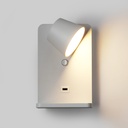 Wall light with USB port "BASKOP W" - 6W - Wireless Charging Base