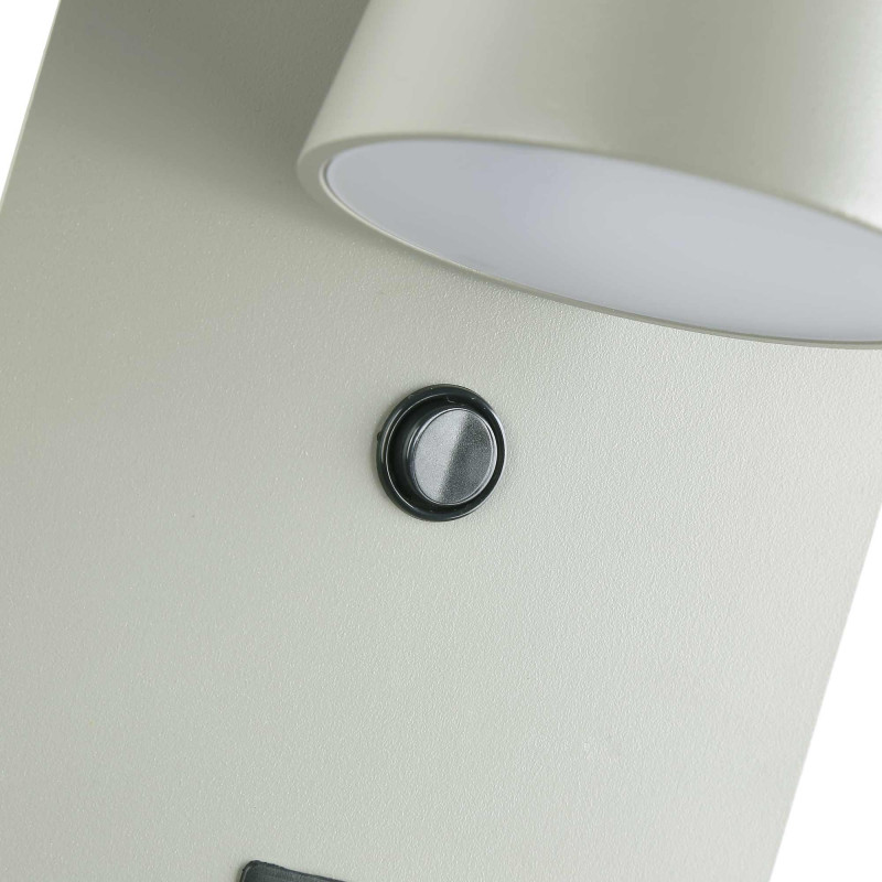 Wall light with USB port "BASKOP W" - 6W - Wireless Charging Base