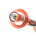 Design floor lamp "Ana" - Height-adjustable - Copper colour